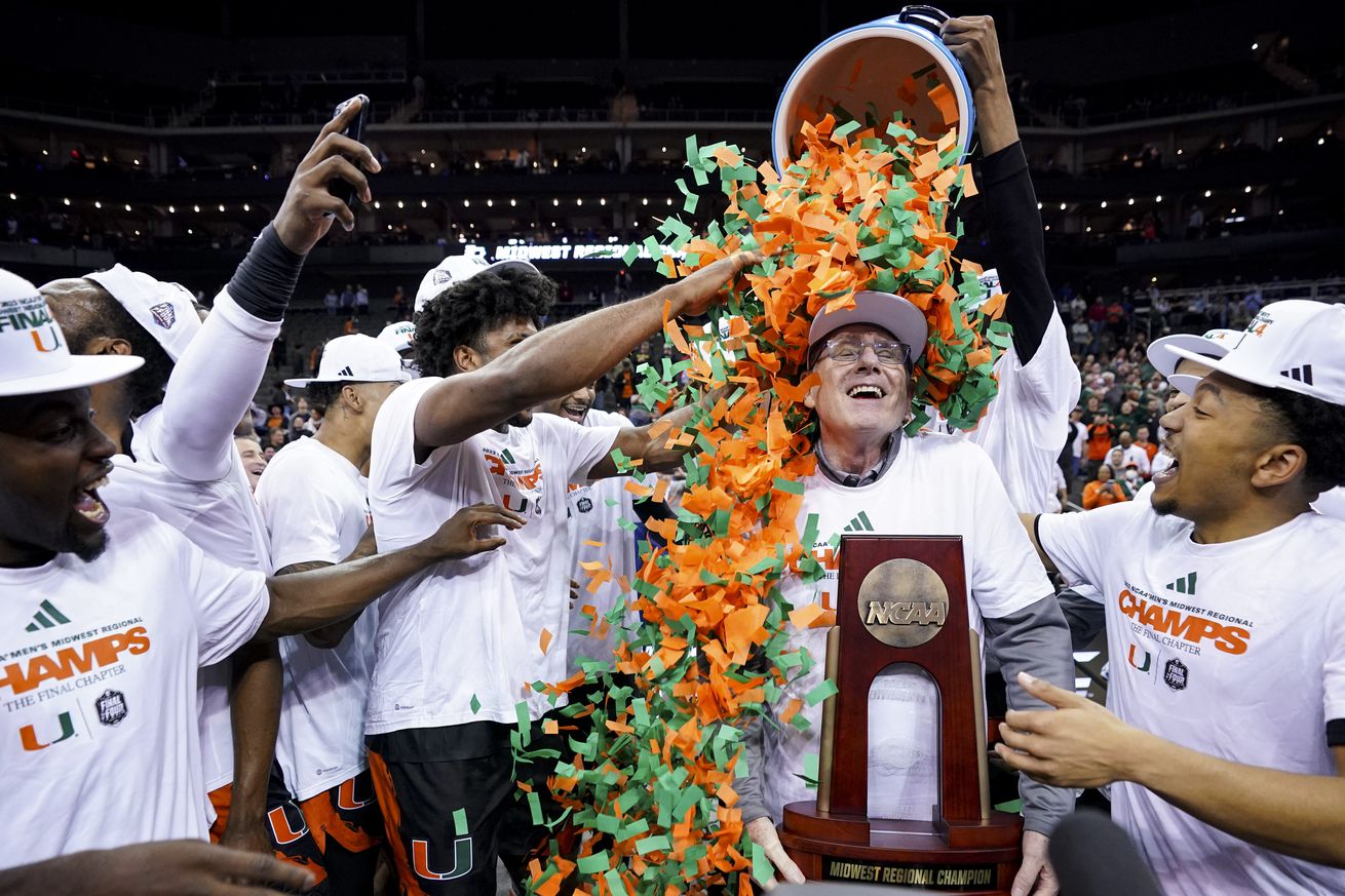 NCAA Basketball: NCAA Tournament Midwest Regional- Miami (FL) vs Texas