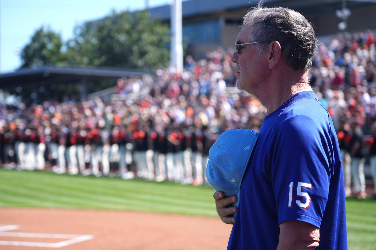 MLB: Spring Training-Texas Rangers at San Francisco Giants