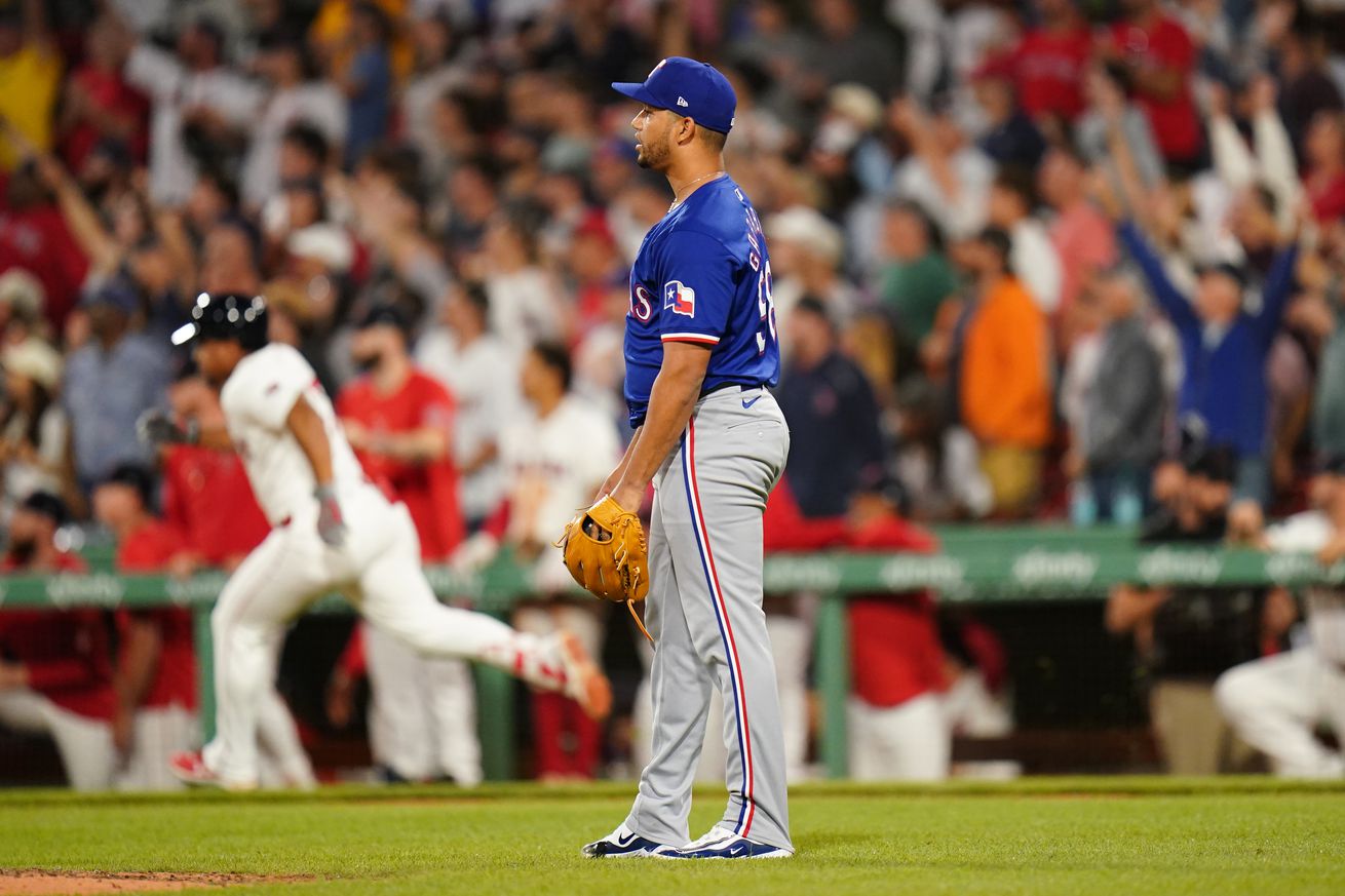 MLB: Texas Rangers at Boston Red Sox