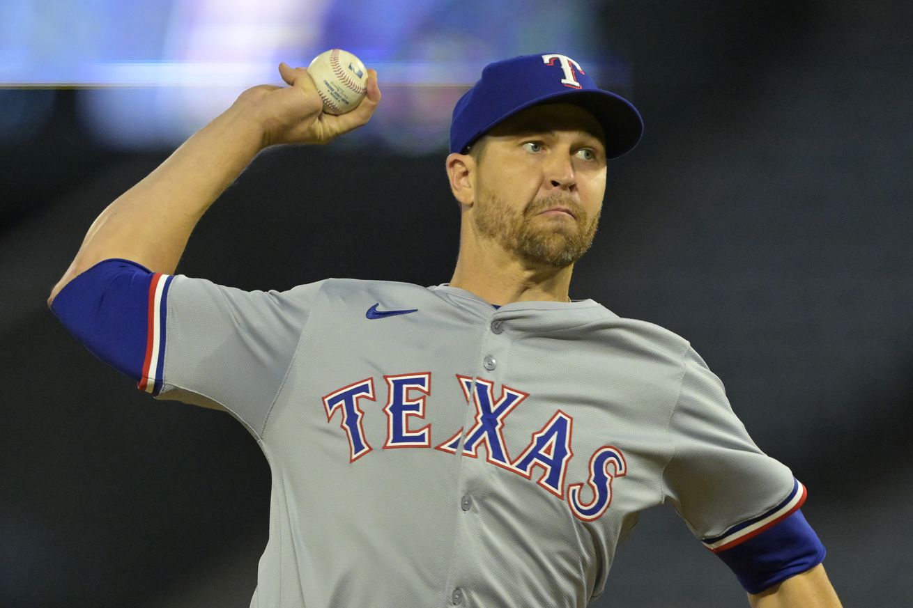 Texas Rangers v Los Angeles Angels