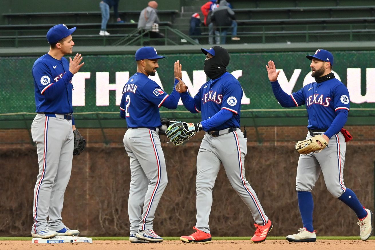 MLB: Texas Rangers at Chicago Cubs