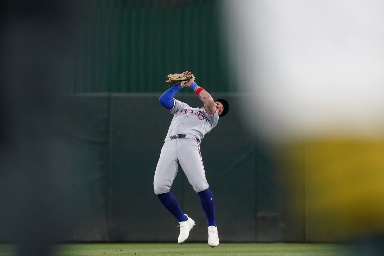 MLB: Texas Rangers at Athletics