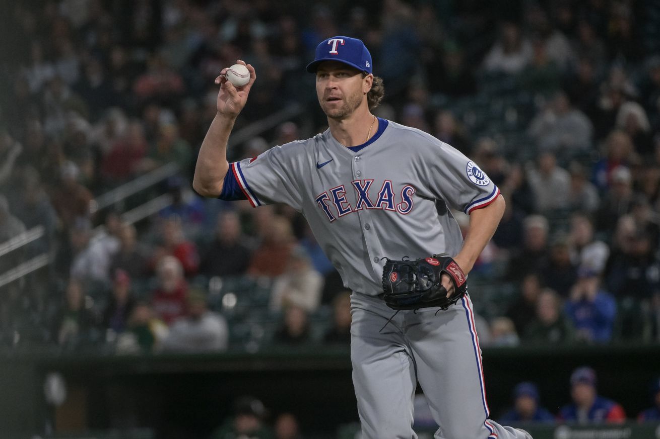 MLB: Texas Rangers at Athletics