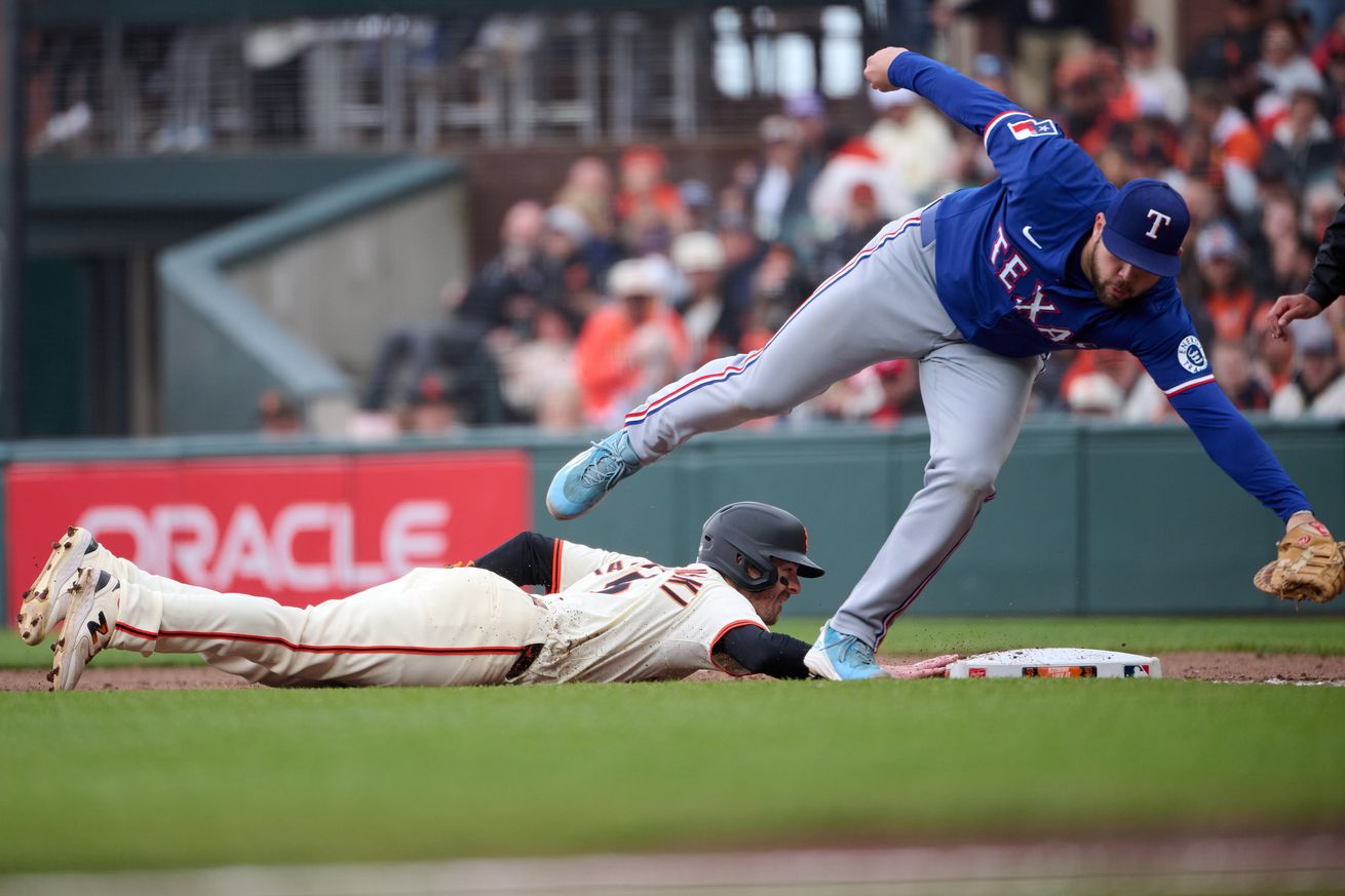 MLB: Texas Rangers at San Francisco Giants