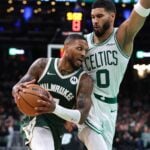 Both Jayson Tatum and Damian Lillard are dealing with injuries.