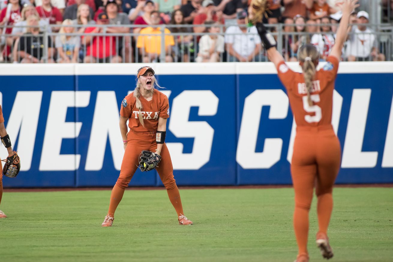 NCAA Softball: Women’s College World Series- Texas at Texas Tech