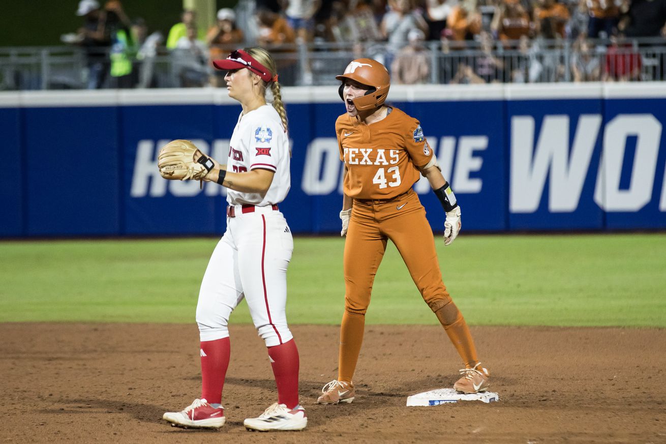 NCAA Softball: Women’s College World Series- Texas at Texas Tech