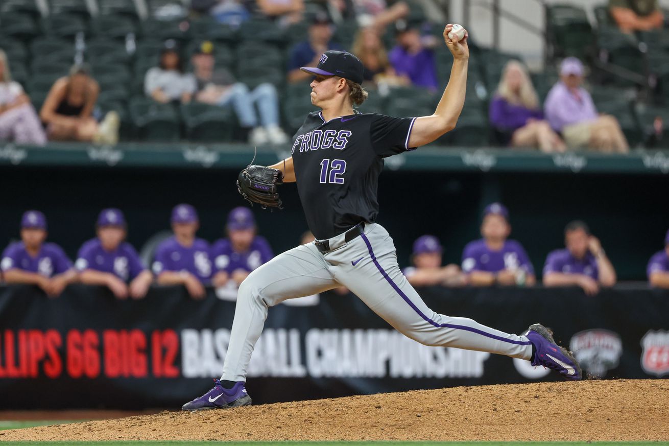 COLLEGE BASEBALL: MAY 23 Big 12 Baseball Championship - TCU vs Kansas State