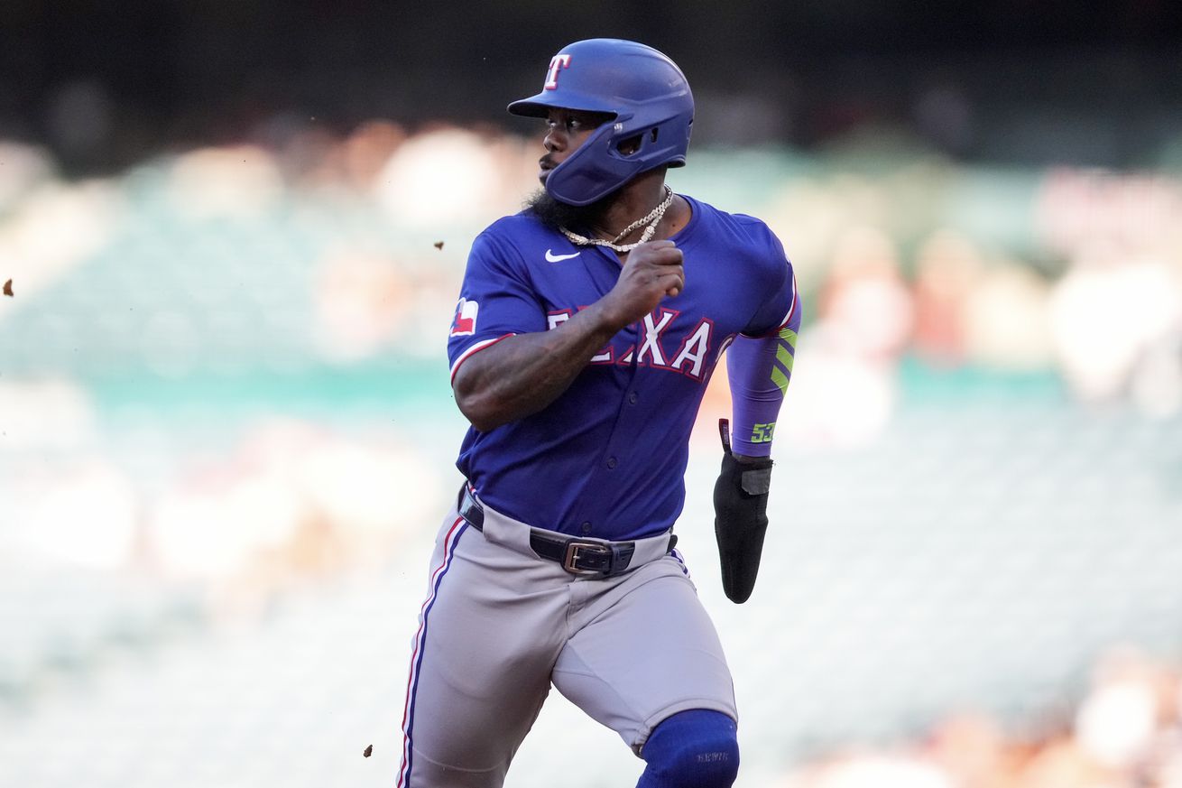 Texas Rangers v Los Angeles Angels