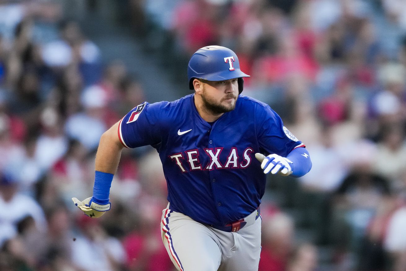 Texas Rangers v Los Angeles Angels