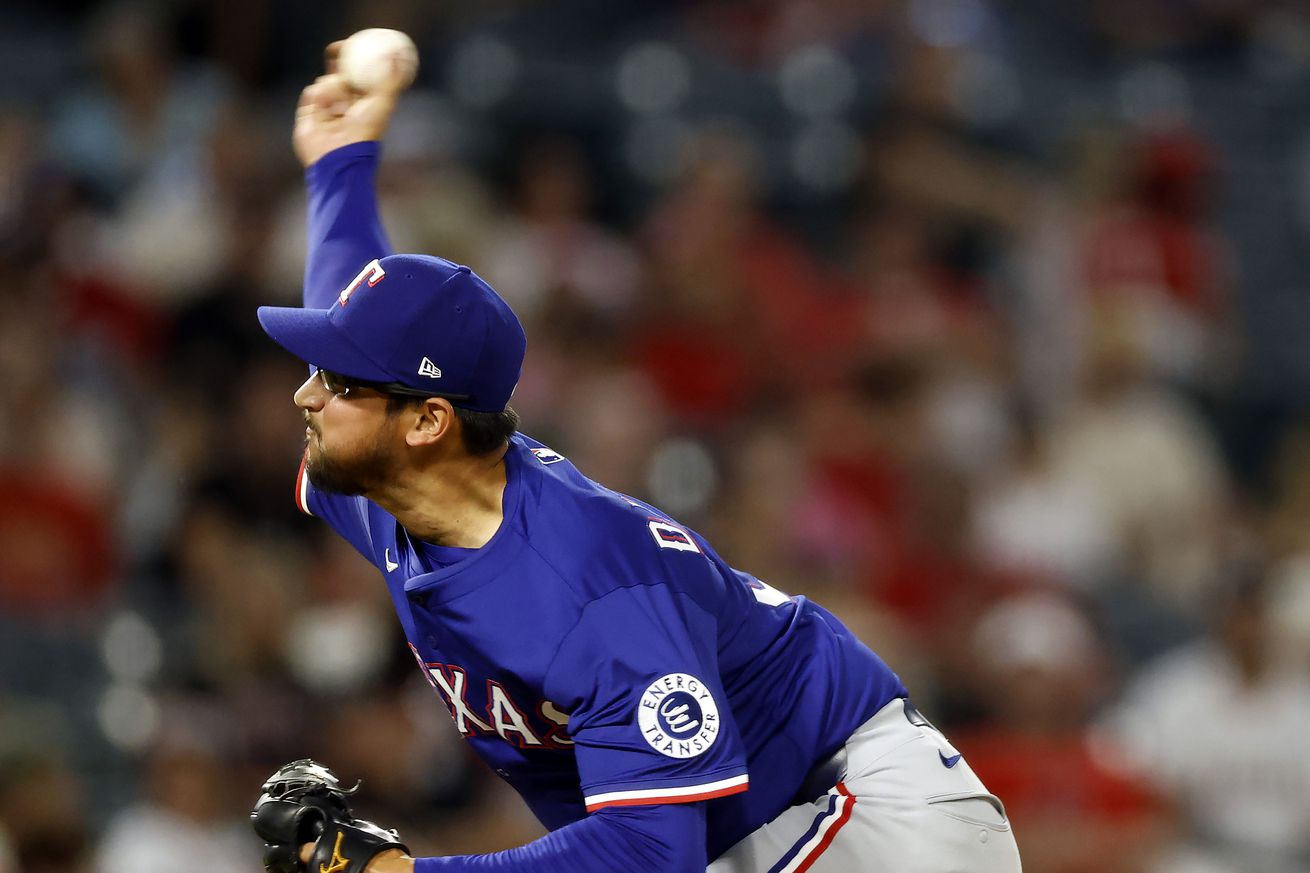Texas Rangers v Los Angeles Angels