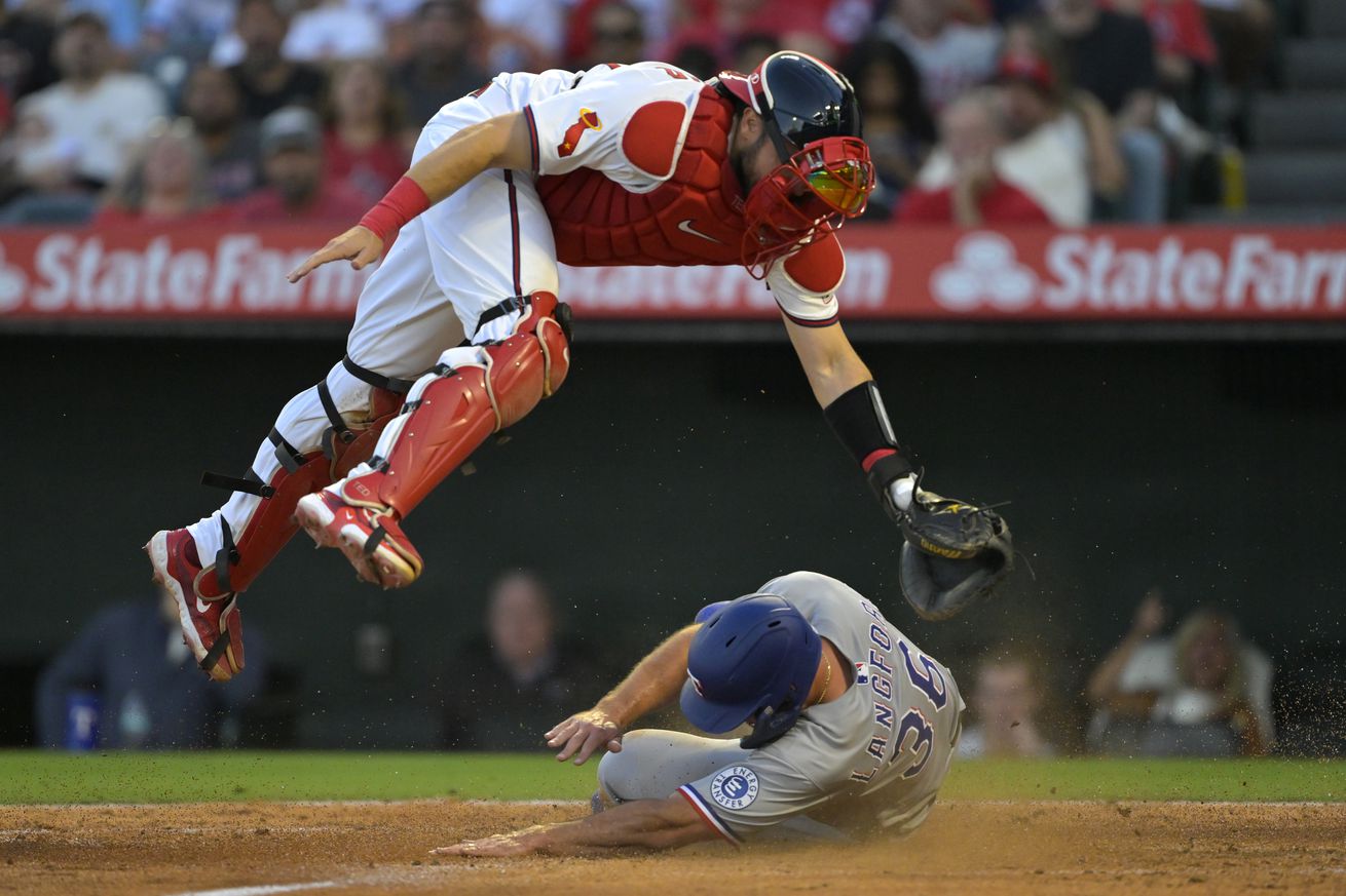 MLB: Texas Rangers at Los Angeles Angels