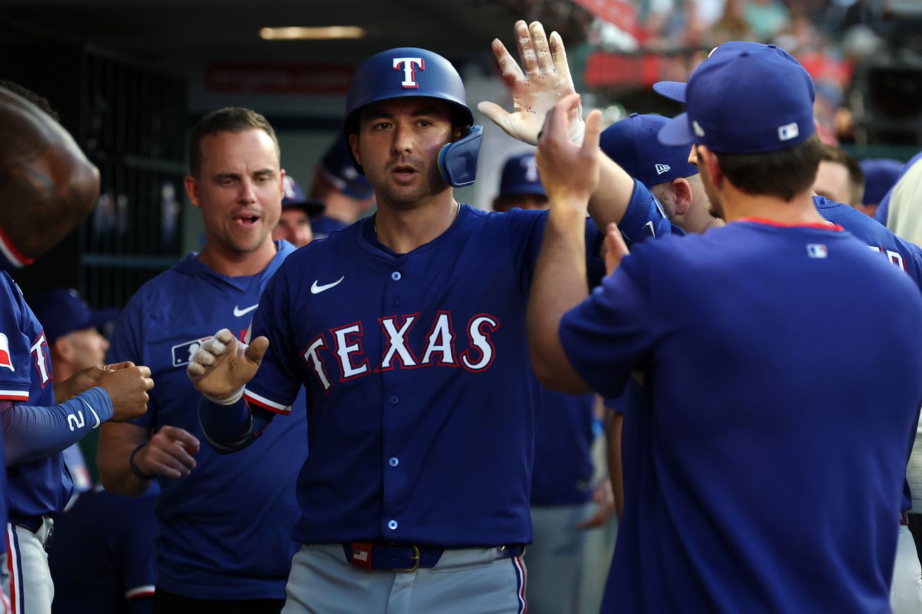 MLB: Texas Rangers at Los Angeles Angels