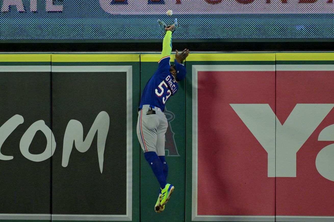 Texas Rangers v Los Angeles Angels